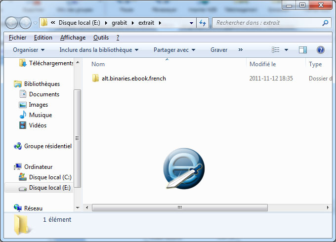 sous repertoire du dossier extraction de Grabit