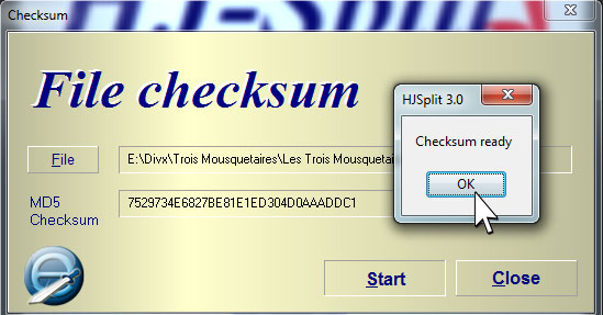 checksum ready