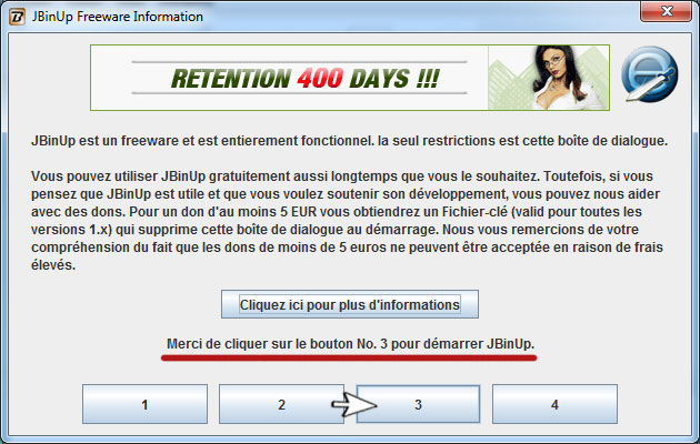 choix du bouton de Jbinup