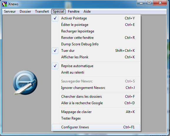 configurer xnews